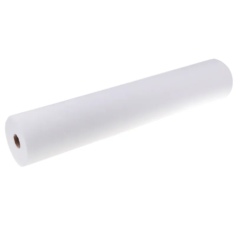 Disposable spa massage mattress sheets 50 pcs salon massage bed sheets non-woven headrest paper roll table cover tattoo supply