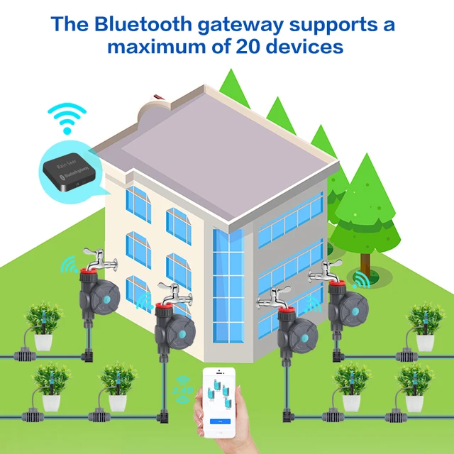 Eső Seer Smart Life Új Bluetooth Garden Otthoni Öntözési Öntözés Időzítő Wifi Víz Mobiltelefon Távirányító - Image 6