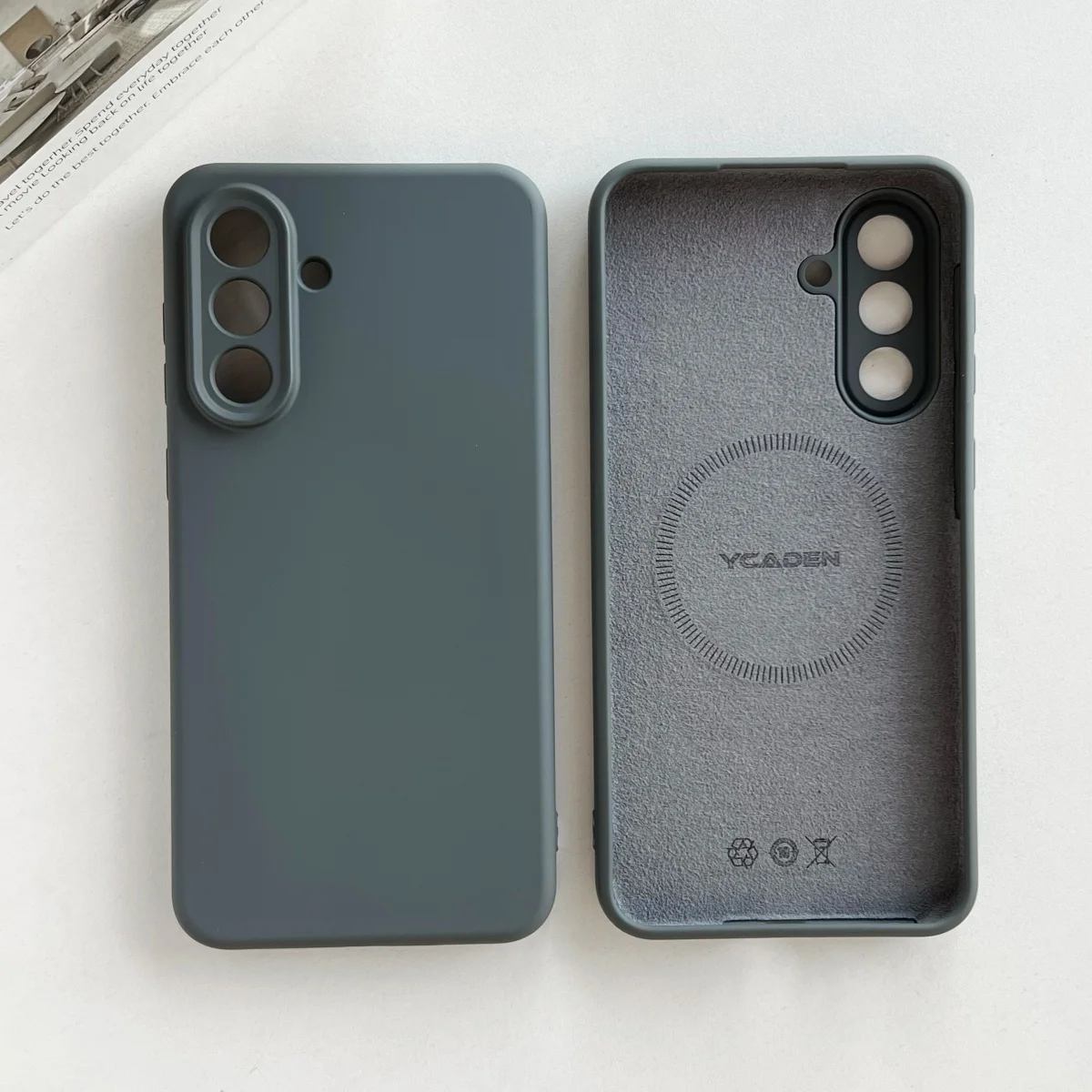 Premium Liquid Silicone Magnetic Wireless Charging Case - Magsafe Compatible