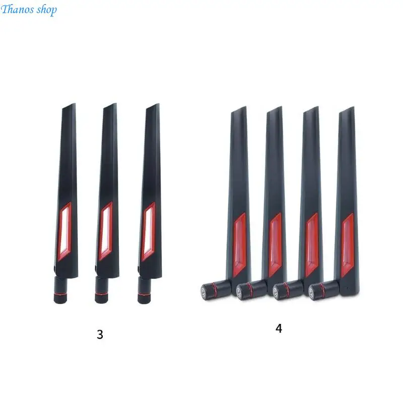 3/4Pcs 2.4GHZ/5GHZ 이중 밴드 안테나 라우터 용 광대역 무 지향성 SMA 안테나 모바일 무선 홈 X37A