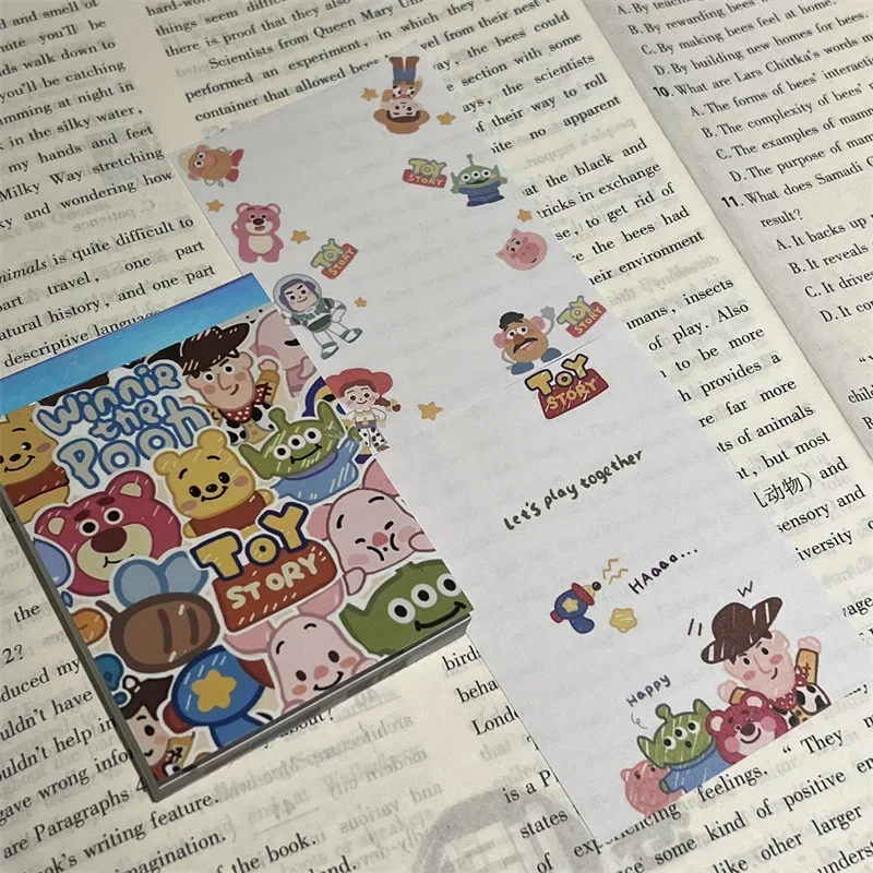 70 stránek disney kawaii steh notebook winnie pooh roztomilá střih deník barevný papír student vyučváné zásoby ceny dar