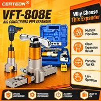 VFT-808E Outil à évaser tube cuivre HVAC 1/4-3/4 pouce manuel et électrique pour climatisation réfrigération et maintenance 4