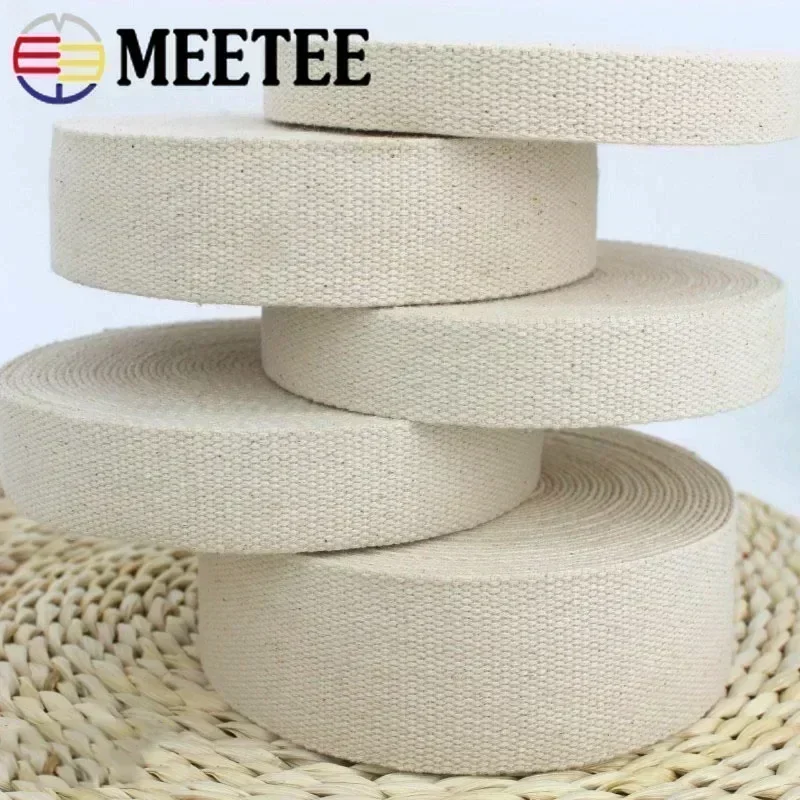 Polyester Webbing Ribbon 9Meters 20/25/30/38/50mm Polyester Cotton Webbings Band Bag Strap Webbing Ribbon Tapes For DIY Backpack Belt Strapping Bias Binding