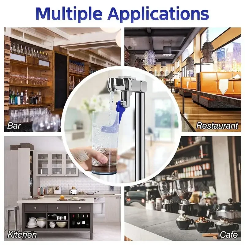 304 Stainless Steel Pour-over Coffee Bar Pushing Cup Water Purifier Direct Drinking Faucet