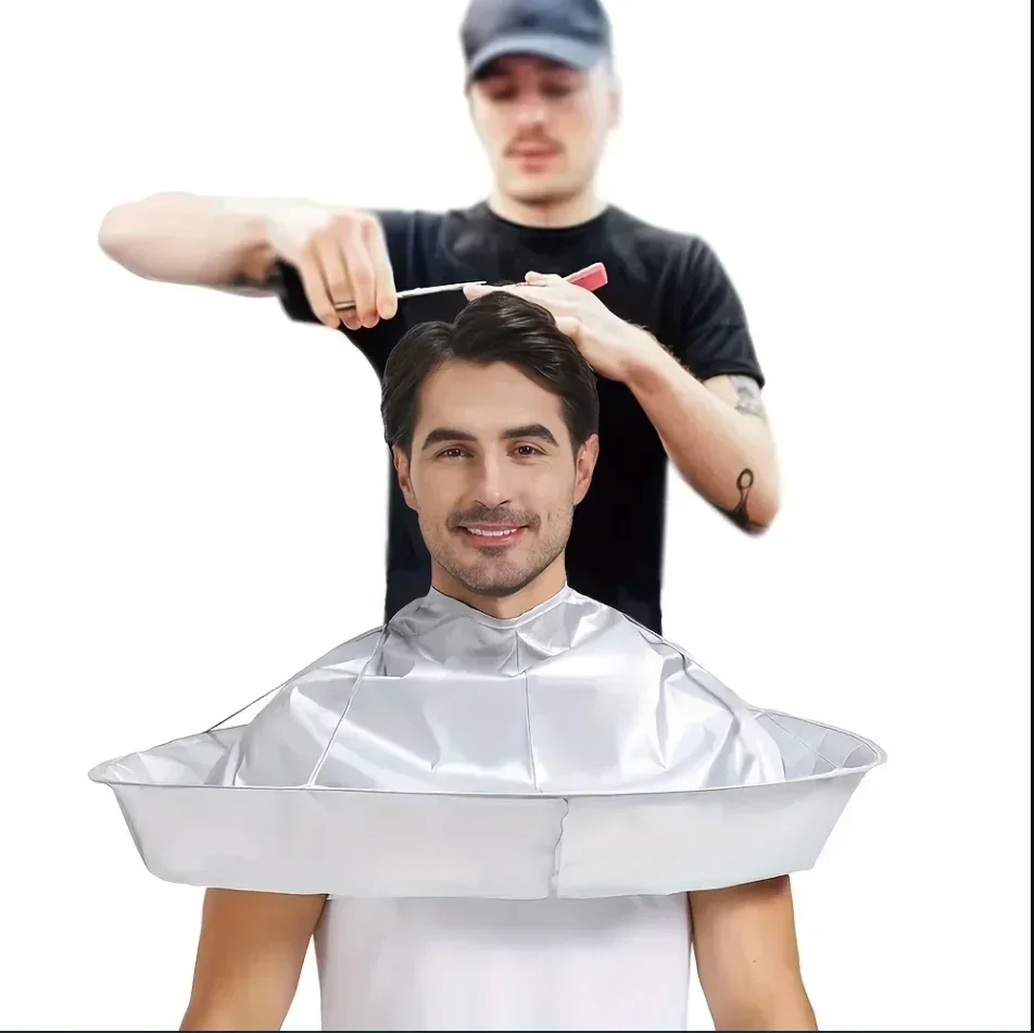 Breathable Household Haircut Adult Cloak Cloth Hair Dye Haircut Cloak Foldable Haircut Tool