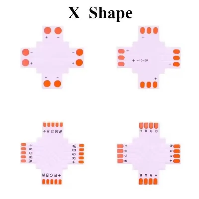 Разъем для светодиодной печатной платы 2-контактный 3-контактный 4-контактный