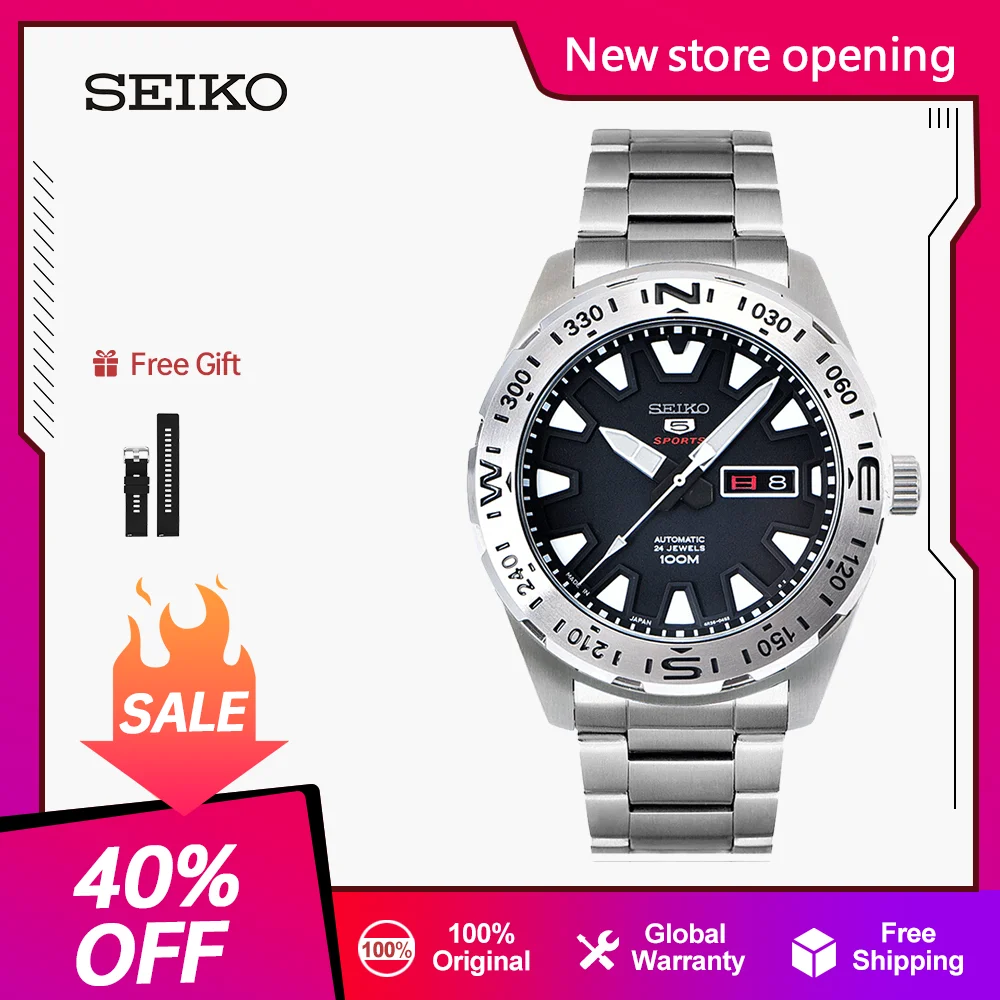 

SEIKO 5 Watch Original Japan Automatic Mechanical Watches for Men Sport 10Bar Waterproof Luminous