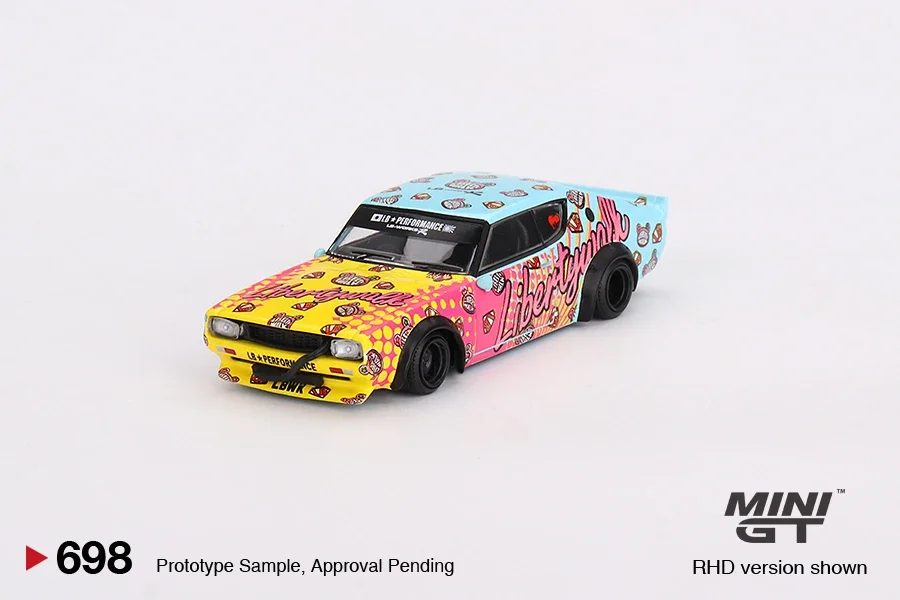 ミニカー Nissan Skyline Kenmeri Liberty Walk 1/64 Mini GT Nissan Skyline Kenmeri Liberty Walk (White
