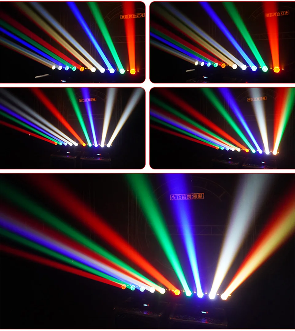 5X40W Led Beam Moving Head Light DMX Controller Rotating Stage Beam Effect Movi