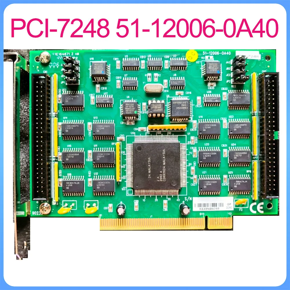 For ADLINK 48 Channel Acquisition Card PCI-7248 51-12006-0A40 1 For ADLINK 48 Channel Acquisition Card PCI 7248 51 12006 0A40