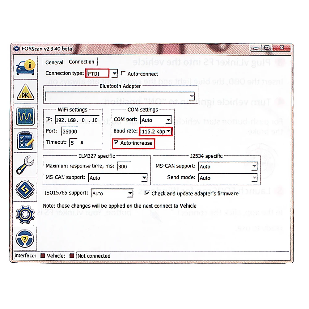 Hs/MS-CAN Voor Ford Forscan Iep 327 Obd 2 Vlinker Fs Usb Fs Elm327 Auto Diagnostische Scanner Voor Mazda Interface Tools Obdii