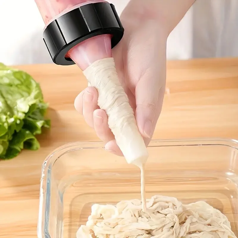 Home Manual Enema Hand-pushed Sausage Tool Salami Make Made Machine Small Meat Stuffer Filler The Smooth Surface Not Scratch