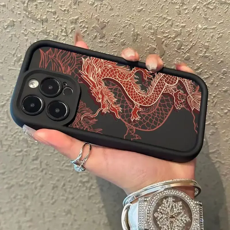 Luxury Fashion East Dragon Soft Phone Case Cover