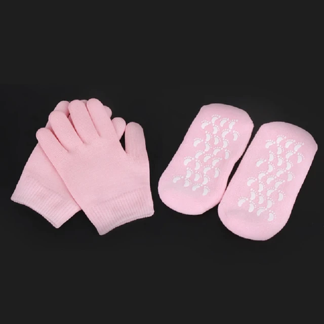 Reusable SPA Gel Socks Gloves Moisturizing Whitening Exfoliating