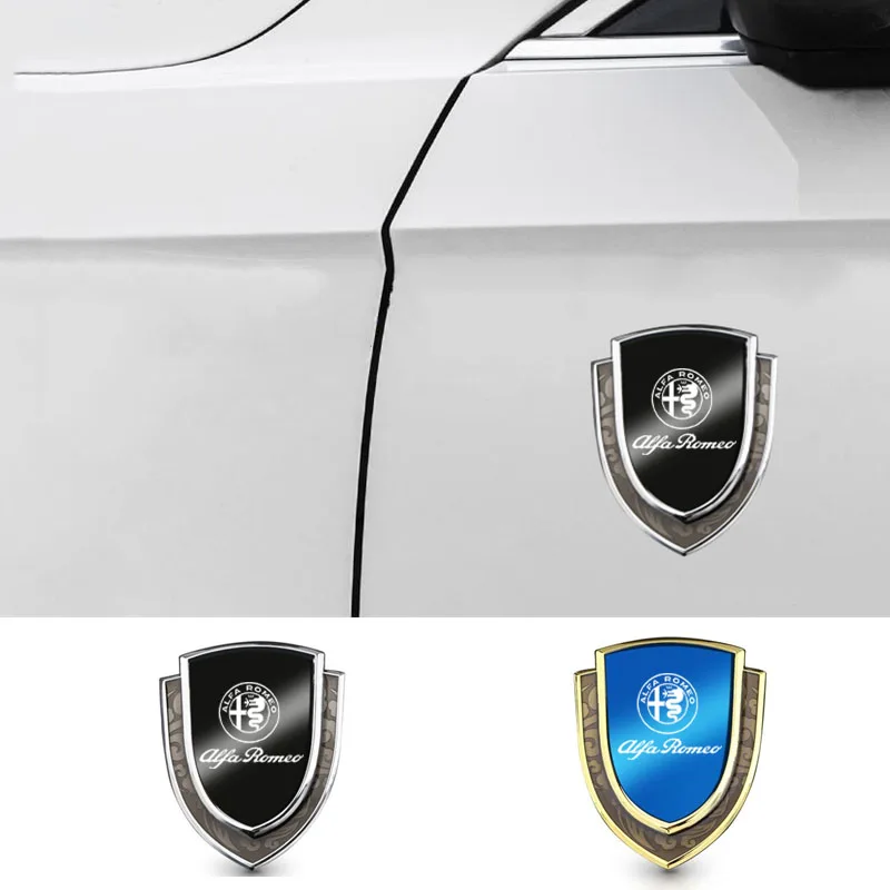 Sleek 3D Car Badge Sticker for Fender or Trunk - Premium Vehicle Accessory