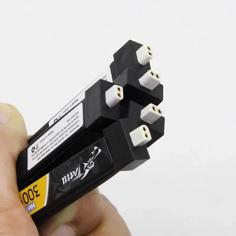 Lot de 10 Batteries 3.8V BT2.0 pour Drone FPV Micro - Violet