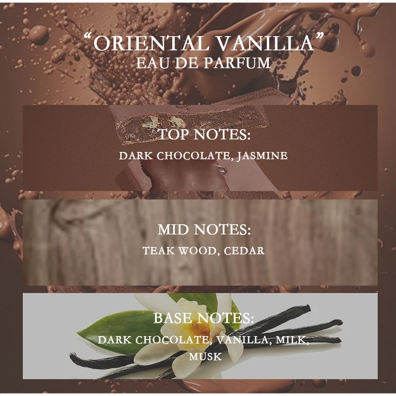 Profumo spray vaniglia cocco cioccolato per donna fragranza dolce_voghion.com