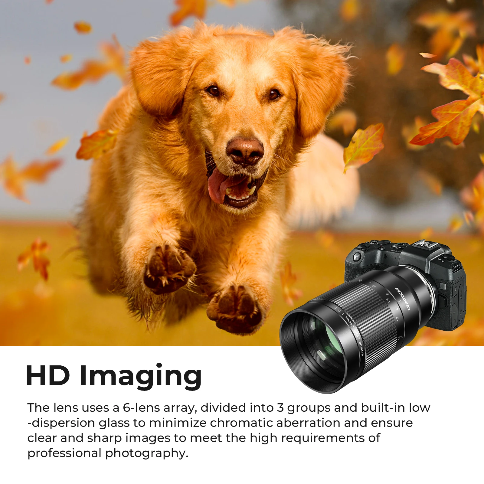 Lightdow NEW 240MM Foldback Prime Lens For Canon EF