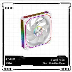 ARGB Computer Case Cooling Fan with Infinity Mirror and Hydraulic Bearings (Other)