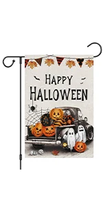 Happy Halloween Garden Flag