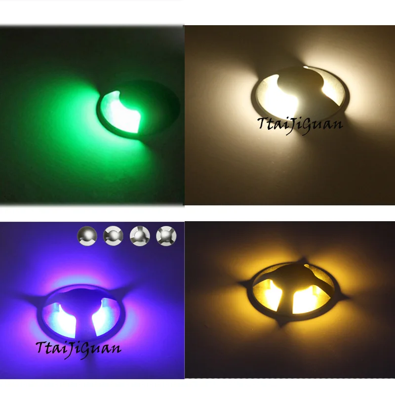 LED Underground Light 3W 5W 1W Waterproof LED Underground Light Outdoor Ground Garden Path Floor Buried Yard Spot Landscape IP67 DC12V AC220V 110V