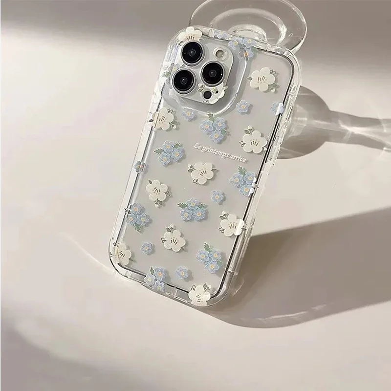 Cherry Blossom Soft TPU Air Bag Protective Phone Case