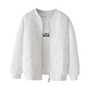 Solid Color Ladies Short Baseball Jacket 2023 New Korean Spring Casual White Jacket Top Female Cardigan Zipper Jackets Fashion 5