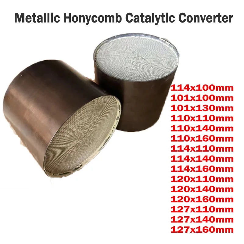 200CPSI High Quality Flow Catalytic Converter Universal Metallic Honycomb Catalytic Converter Metallic Catalyst EURO 1