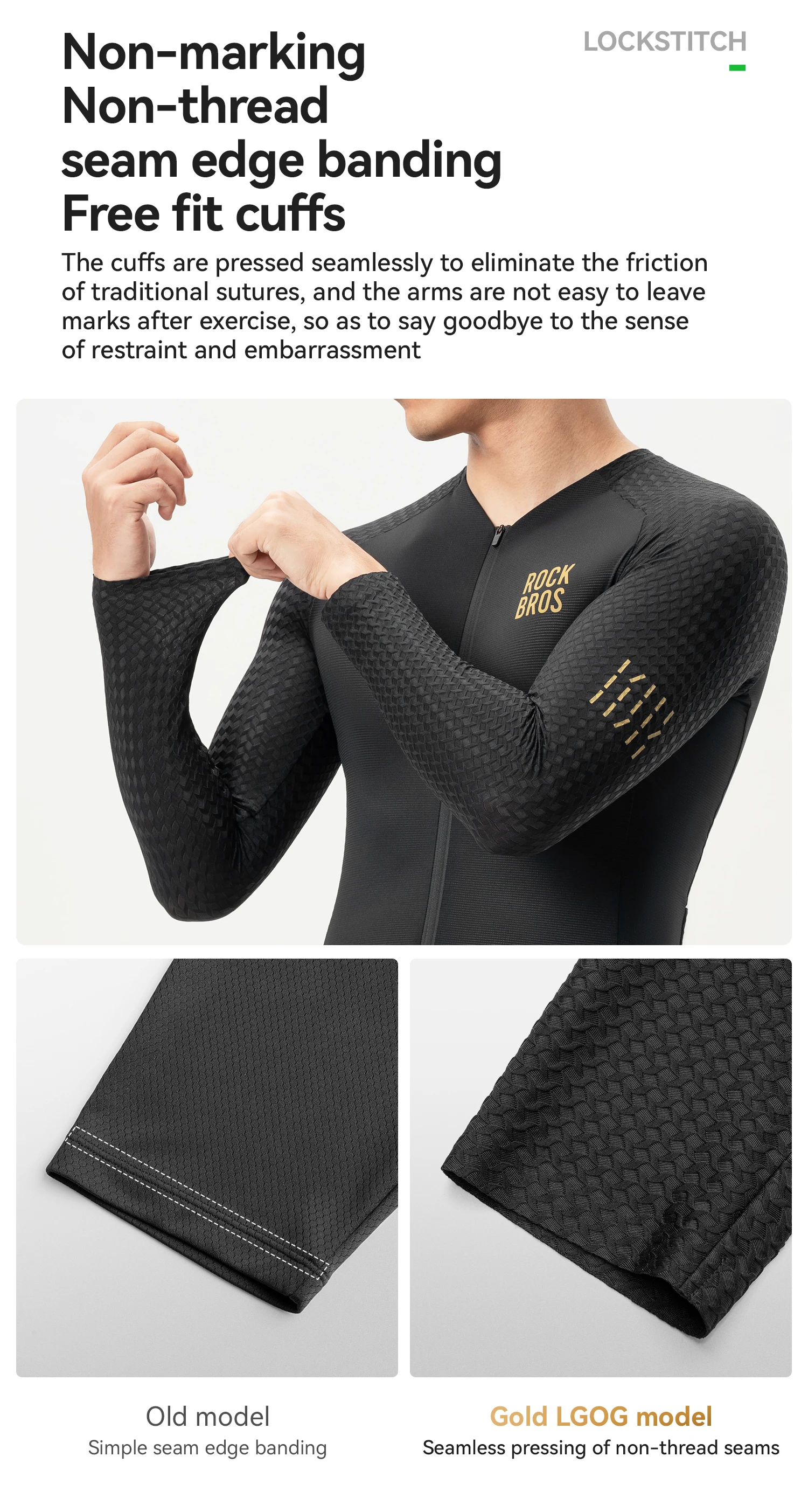ROCKBROS Cycling Jersey Spring Autumn Lightweight High Elasticity Long Sleeve Bicycle Jersey Wicking Breathable MTB Bike Jersey
