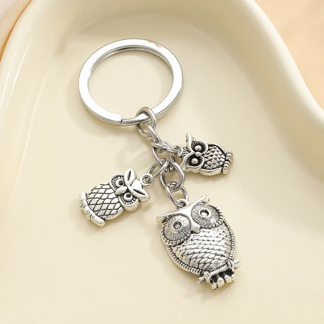 Owl Charm Keychain