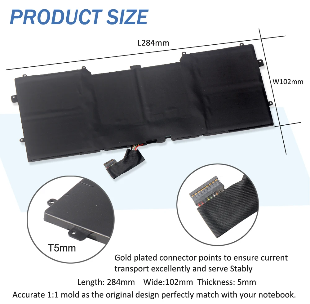 Tesbay Y9n00 C4k9v Xps Bateria do Portátil para Dell Xps13-l321x L322x Xps12-l221x 12-9q23 9q33 9333 3h76r 489xn 7.4v 55wh - Imagem 2