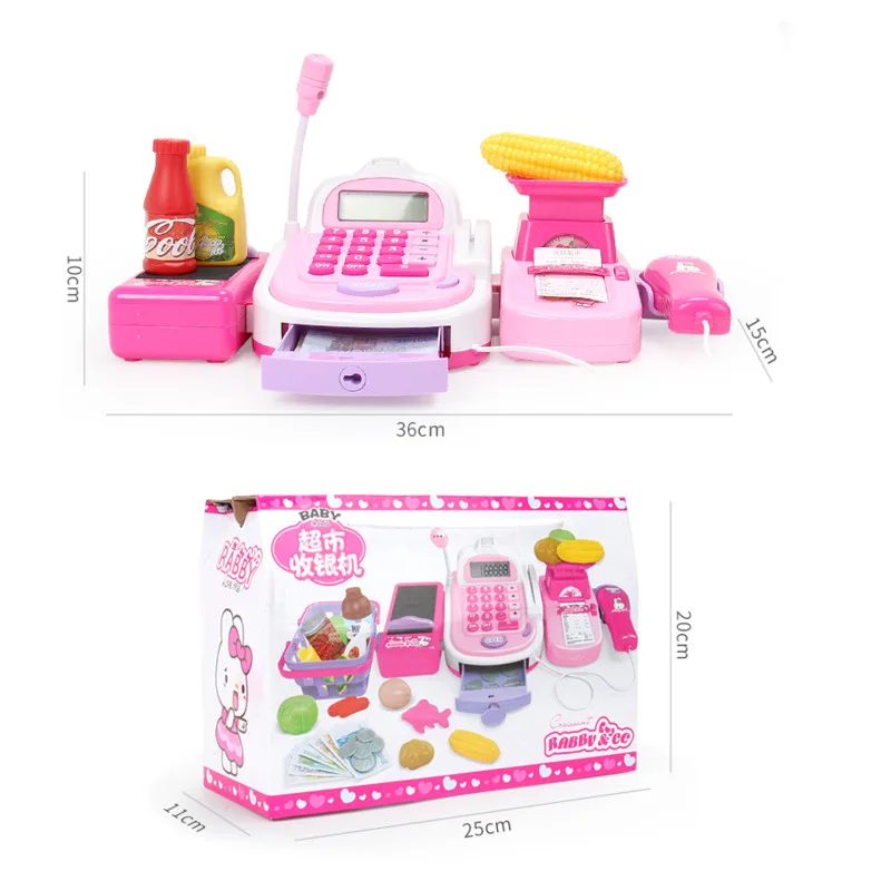 Pretend Play Supermarket Electronic Pretend Play House Toys Function Multifunctional Kid Birthday Parent-child Toy New 5
