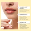 Lemon Ginger Lip Balm Turmeric Dark Melanin Remove Mask Gloss Oil Exfoliating Clean Improve Dullness Moisturizer Lip Balm Care 2