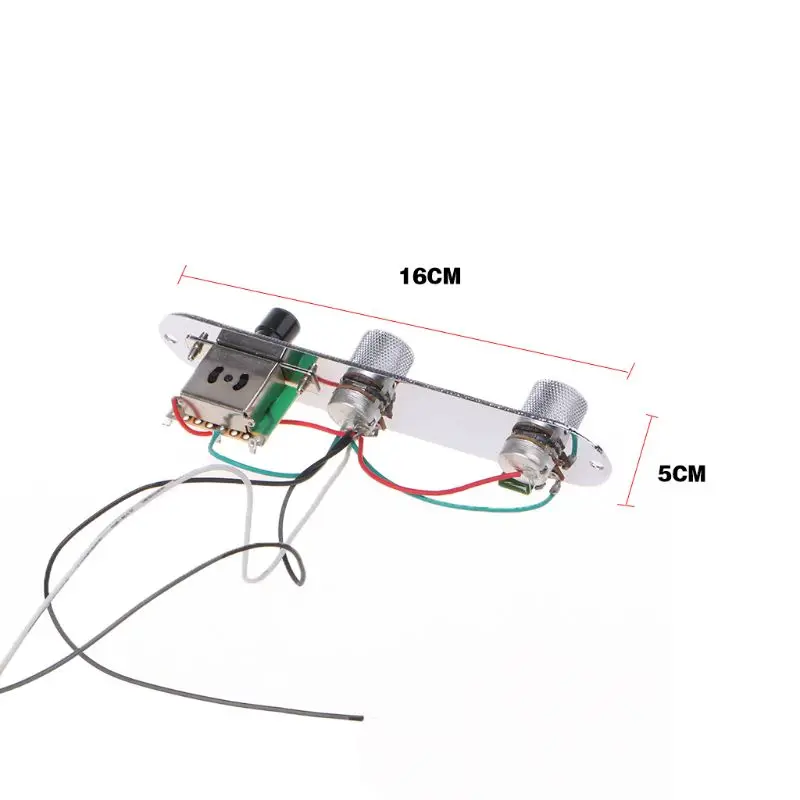

Speed Knob Volume Tone Control Plate 3Way Prewired for Guitar