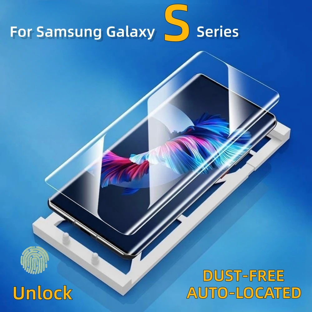 ForSamsungGalaxyS25S24S23UltraS22S21S20NOTE2010PlusExplosion-proofScreenProtectorGlasswithInstallKit-AliExpress