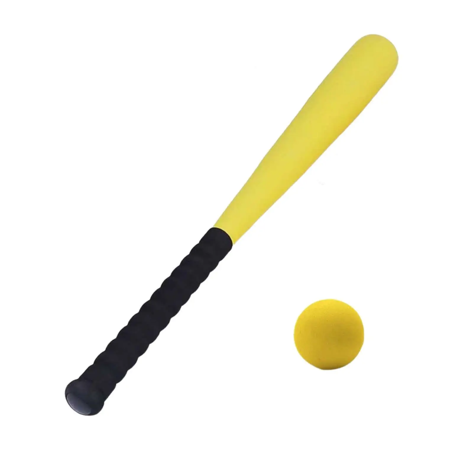 Kids Foam Baseball Bat and Ball 21 inch Lightweight Safe Toy EVA Softball Bat Tball Bat for Indoor Outdoor Learning Game Playing