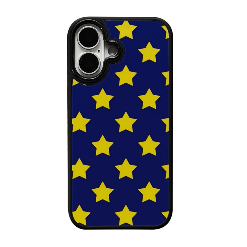Deep Blue Starry Night Shockproof Silicone Phone Case