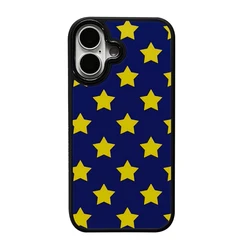 Deep Blue Starry Night Shockproof Silicone Phone Case - iPhone 15 Plus (1)