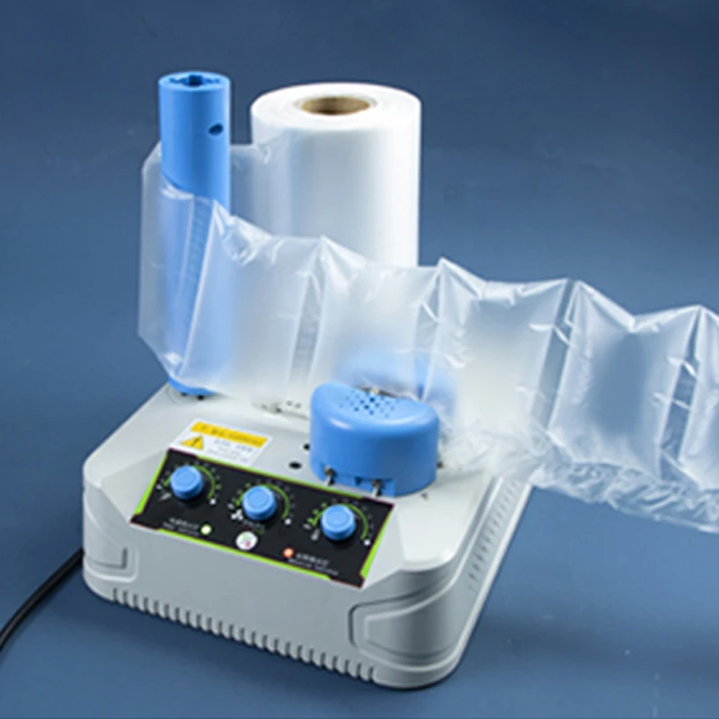 

Factory Plastic Air Cushion Bag Filling Machine Blow Air Bubble Packing Machine