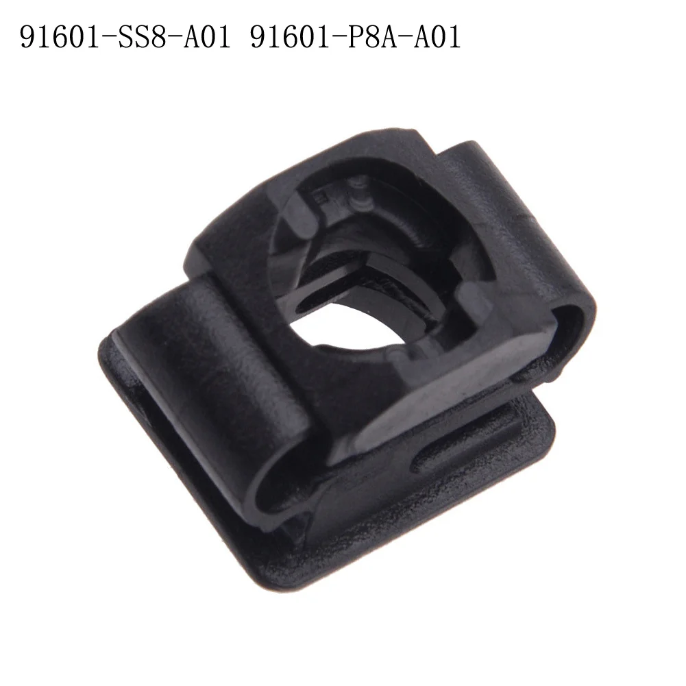 Engine Cover Stay Grommet 91501-SS8-A01 91601SS8A01 ABS Plastic Black For Engine Cover Stay Grommet For