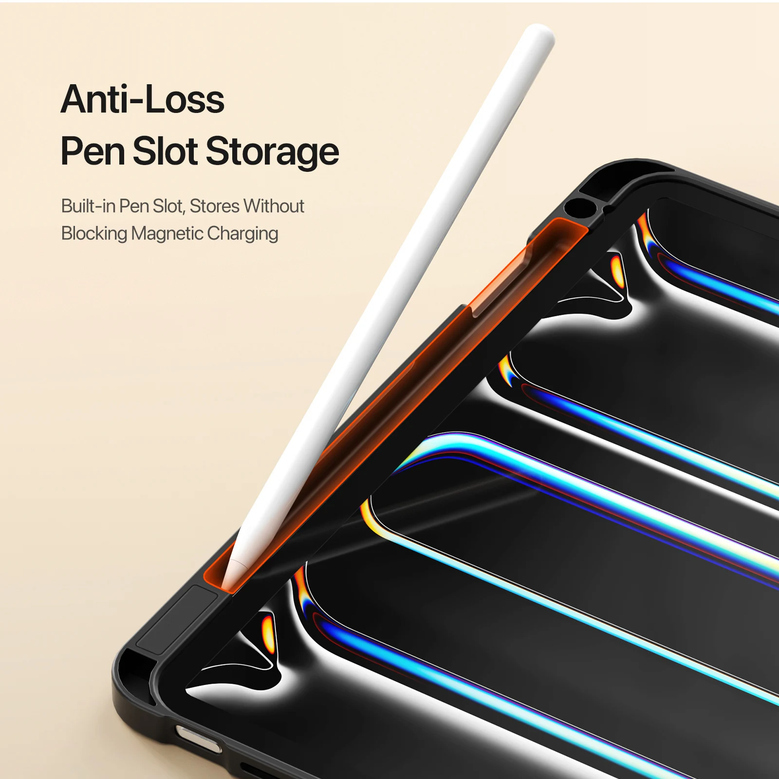 Premium Tablet Case with Pen Holder and Multi-Angle Stand for Enhanced Protection and Convenience