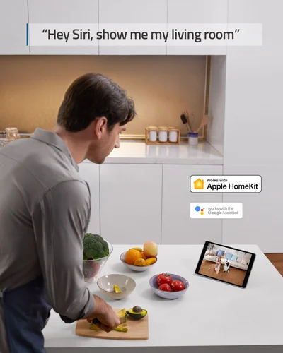 Eufy 보안 솔로 실내 IP 카메라 C24, 와이파이 2K 양방향 오디오 카메라, 인간 애완 동물 AI 작동 음성 어시스턴트, 야간 투시 캠 5