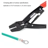 HX-10 Spine Wheel Type Labor-saving Terminal Crimping Tools for 1.25-10mm2 10-6AWG Terminal Electrician Specific Crimping Pliers 3