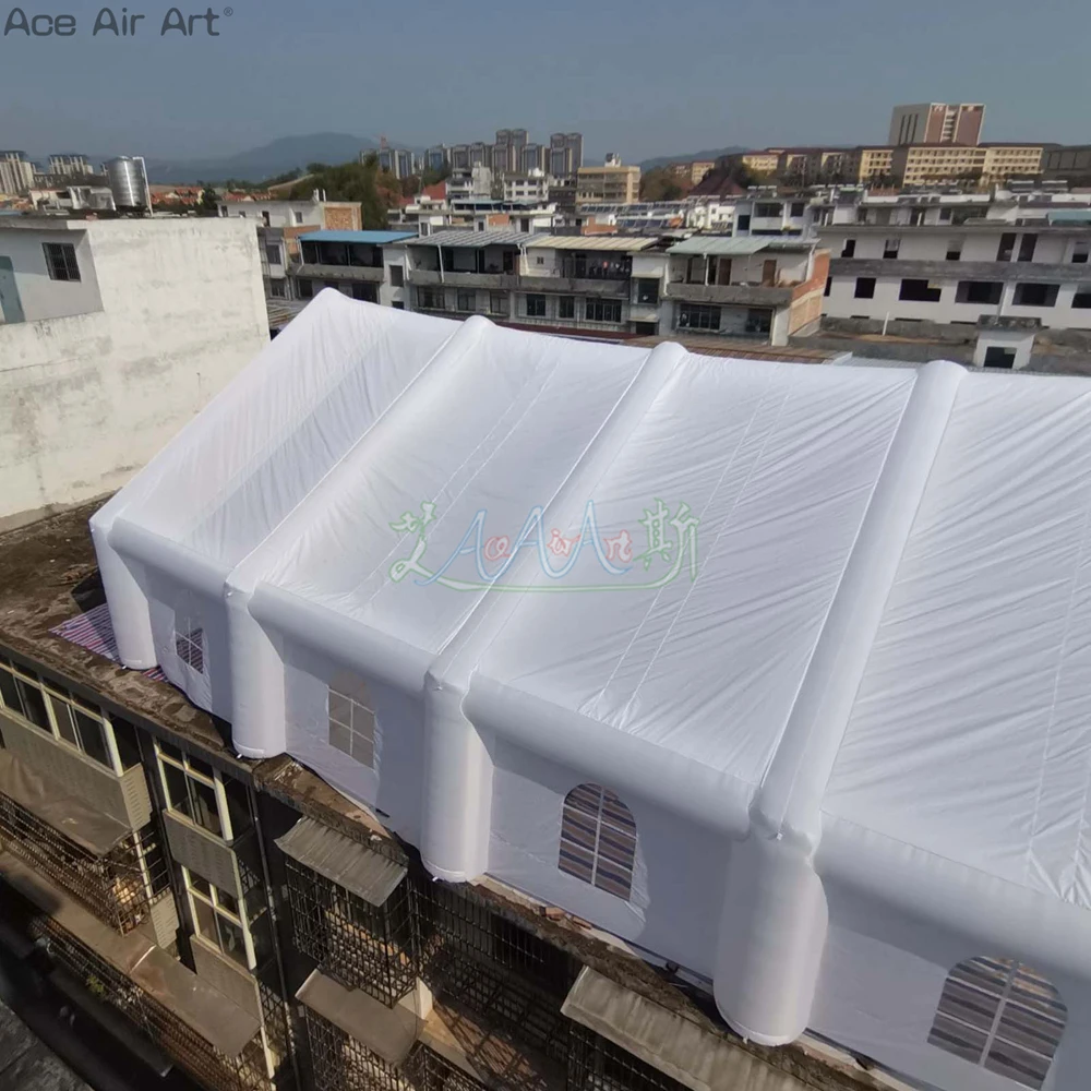 2023 Elegant Inflatable Party Wedding Tent Event Church House/Giant Shelter for Anniversary or Valentine's Day 5