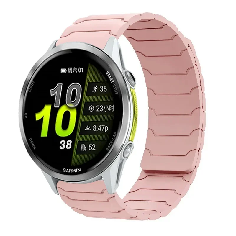 Magnetic Silicone Strap Bracelet Wristband in 20mm or 22mm Sizes