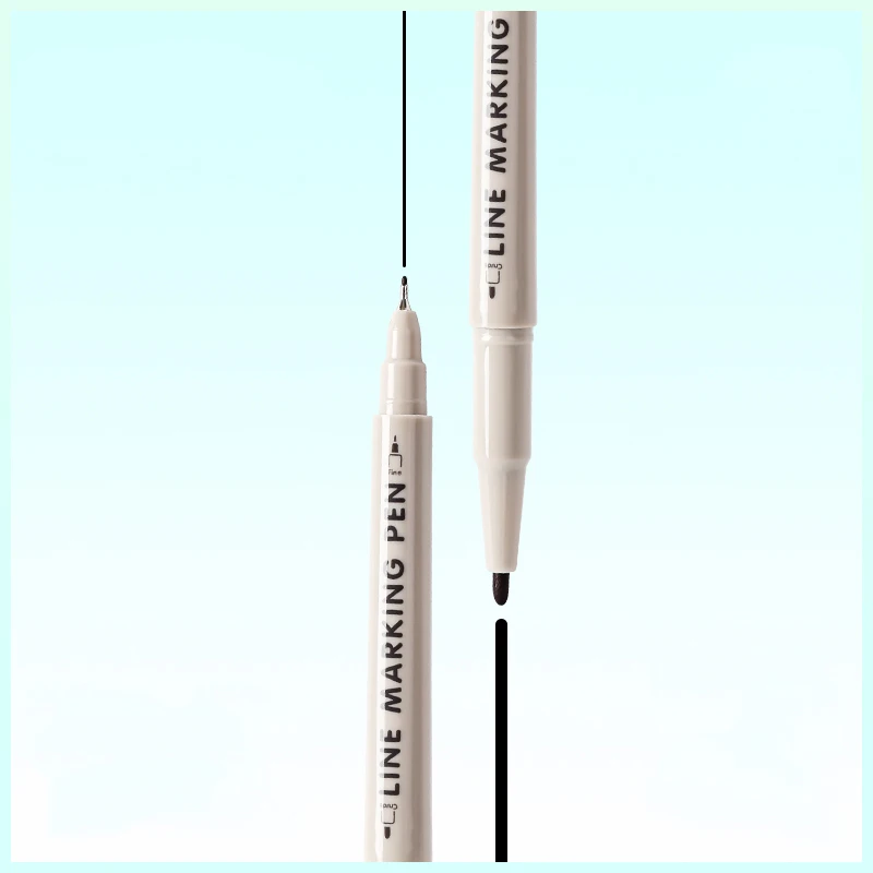 6 Pcs/Set Double Tip Line Marking Pen Drawing Manga Outlining Art Marker Brush for Sketch Painting Stationery Supplies