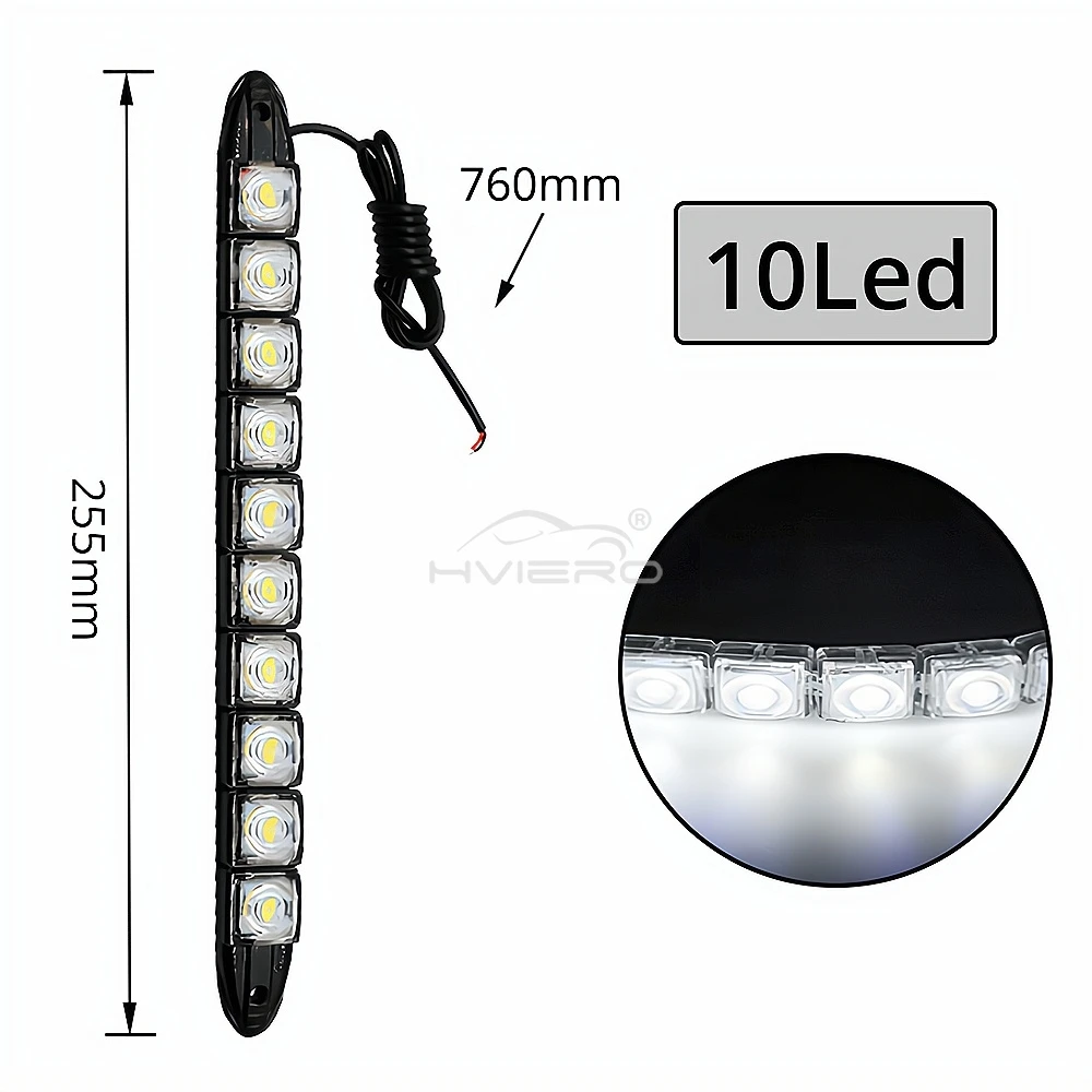 10led Black shell