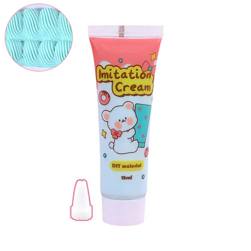 Liquid Glue Plastic Glue Tips 15ml Cream Glue DIY Mobile Phone Shell Material Homemade Hairpin Goo Card Stationery Box Resin Accessories