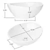 Modern Ceramic Vessel Sink - Bathroom Vanity Bowl -Small Oval White 5