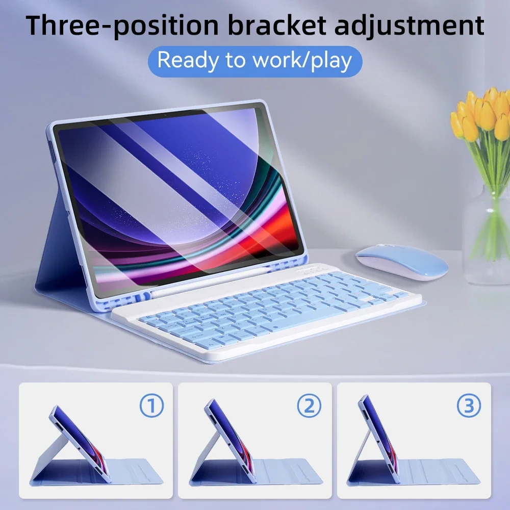 Magnetic Detachable Wireless Keyboard Case for Samsung Galaxy Tab S11 - 11 Inch (2025)